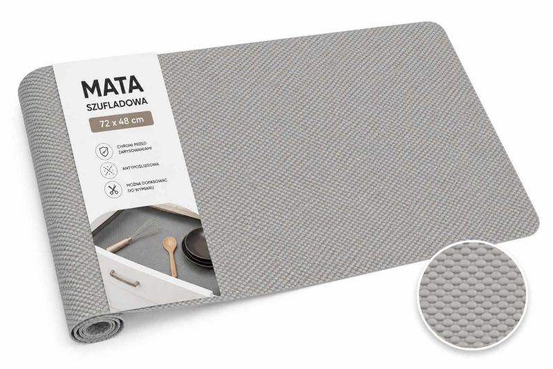 Mata ochronna Sortowniki24  jasnoszara 72 x 48 cm do szuflady pod sortownik 1 szt.