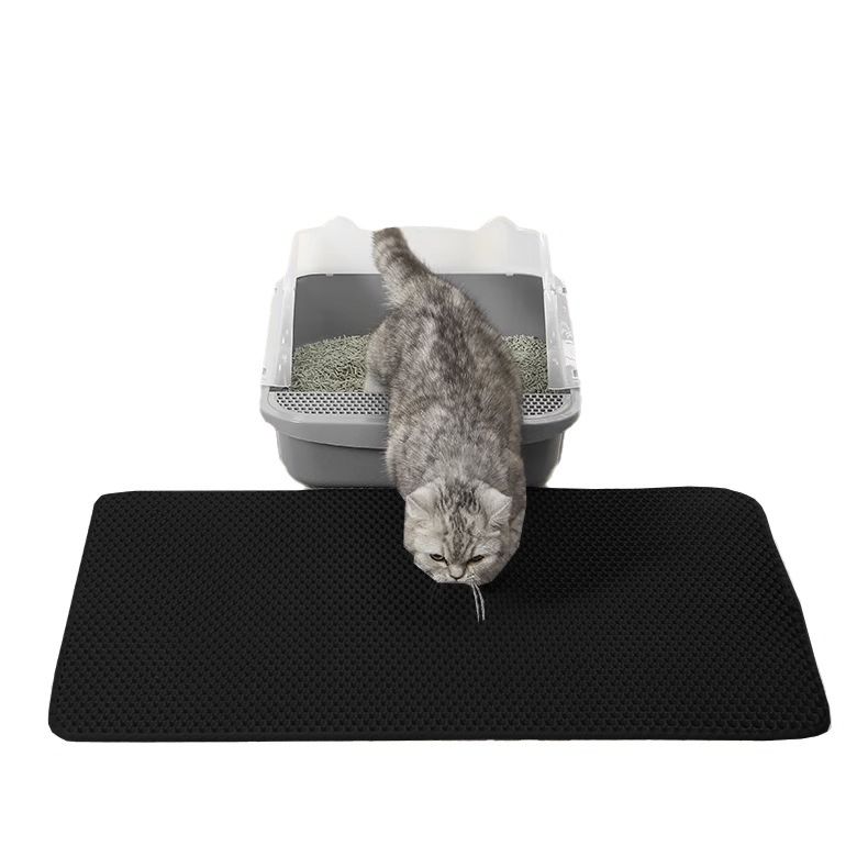 Mata pod Kuwetę Songmics 60x45cm czarna 1 szt.