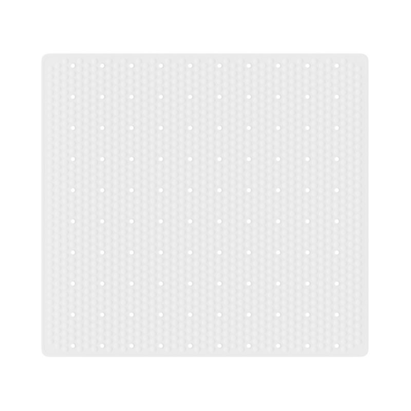 Mata pod prysznic GoodHome Glomma 52 x 54 cm biała