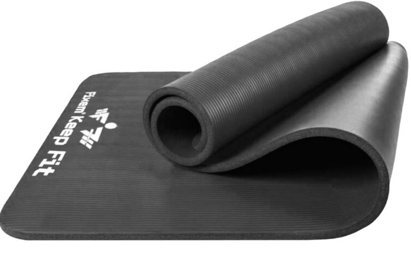 Mata  treningowa do ćwiczeń jogi gimnastyczna fitness gruba 1,5cm 190x63cm Fixem 1szt