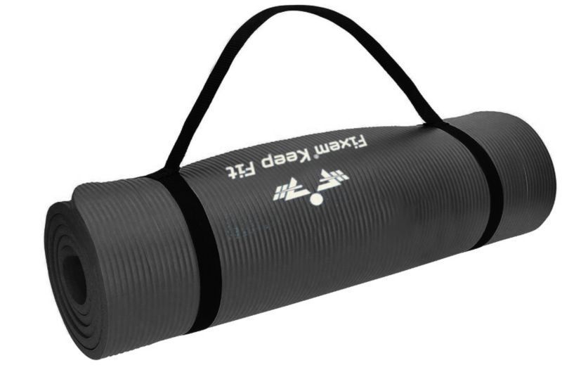 Mata  treningowa do ćwiczeń jogi gimnastyczna fitness gruba 1,5cm 190x63cm Fixem 1szt