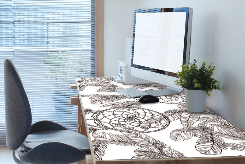 Mata Tulup 120x60 cm PVC Ochronna Na biurko Łapacz snów 1 szt.