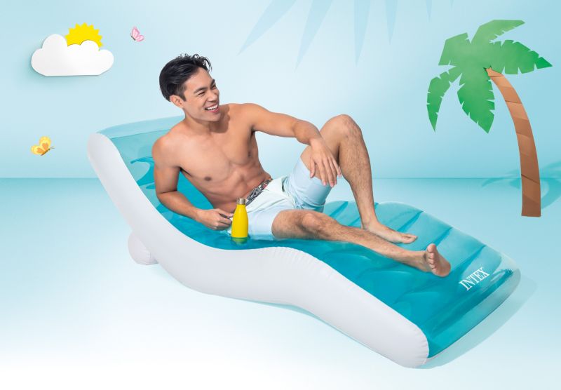Materac basenowy Intex 56874 fotel plażowy leżanka 191x99cm 1 szt.