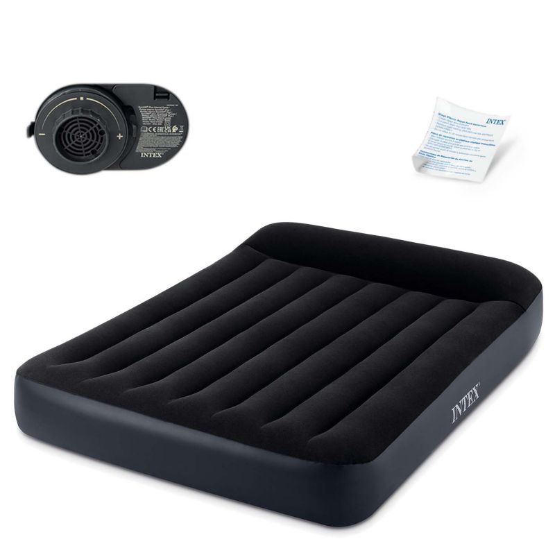 Materac dmuchany Intex 64150ND dwuosobowy z wbudowaną pompką 203x152x25 cm 1szt.