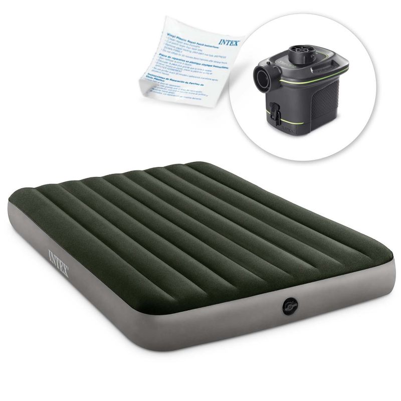 Materac dmuchany Intex 64779 dwuosobowy z pompką elektryczną 203x152x25 cm 1szt.