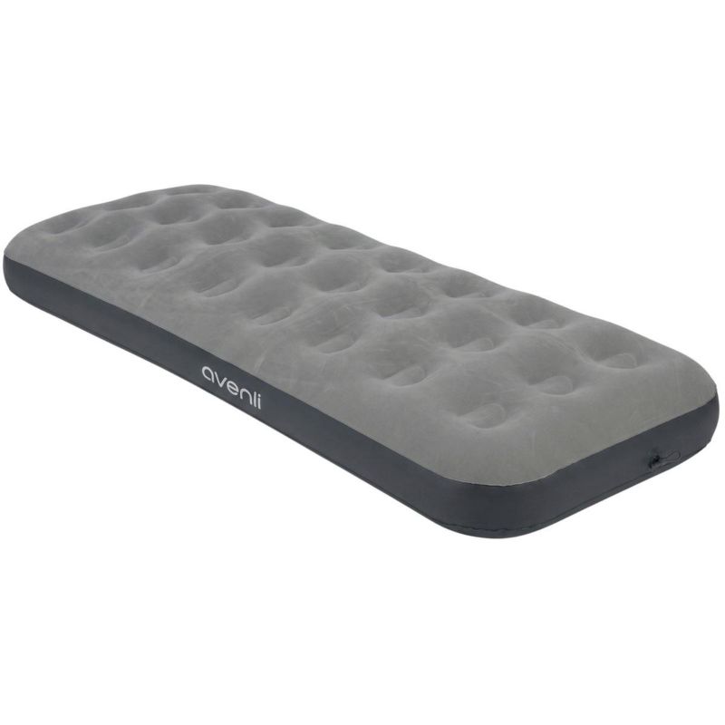 Materac Jilong flokowany 1-osobowy Cloudcoil szary 191X73X22cm  1 szt.
