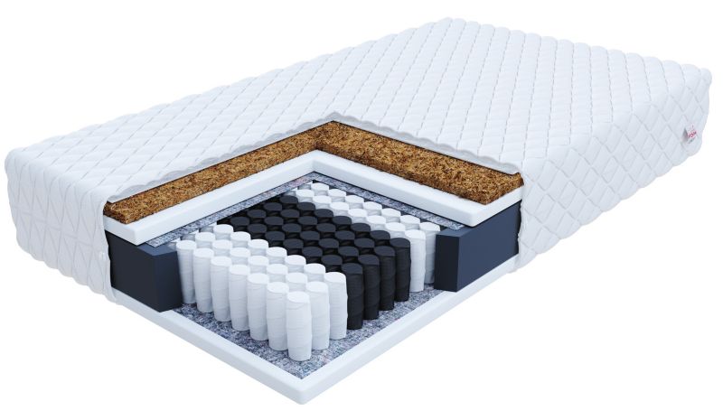 Materac kieszeniowy FDM FAMILY 120x200 spręźyny kieszeniowe i wkład kokosowy 1 szt.