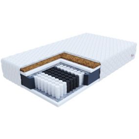 Materac kieszeniowy FDM FAMILY 120x200 spręźyny kieszeniowe i wkład kokosowy 1 szt.