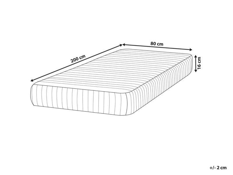 Materac kieszeniowy Misty Twardy 80 x 200 cm 1 szt.