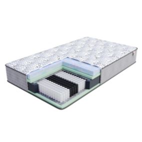 Materac multipocketowy FDM OSLO 140x200 sprężyny, pianka wysokoelastyczna i termoelastyczna BUBBLEGUM 1 szt.