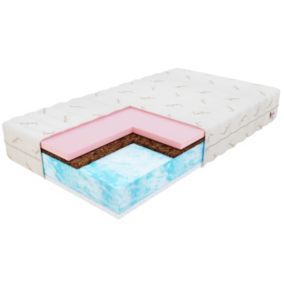 Materac piankowy FDM ERGO 120x200 pianka termoplastyczna, pianka BIO FOAM, wkład kokosowy i lateks 1 szt.