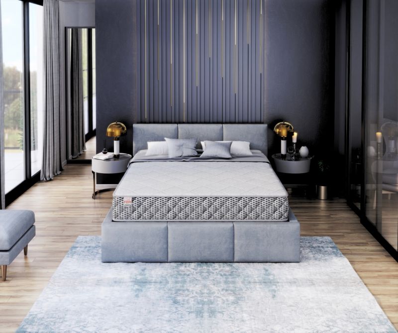 Materac piankowy FDM MODERNOS 180x200 kombinacja pianek i lateksu OCEAN BLUE GEL 1 szt.
