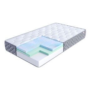 Materac piankowy FDM NORDIC 140x200 bloki pianek wysokoelastycznych i termoelastyczna 1 szt.