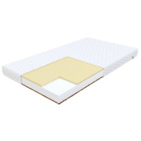 Materac piankowy FDM PIKOLO 160x200 pianka poliuretanowa T25, wkład kokosowy i lateks 1 szt.