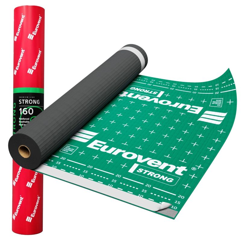 Membrana dachowa Eurovent Strong + SK2 160g 75m2 1 szt.