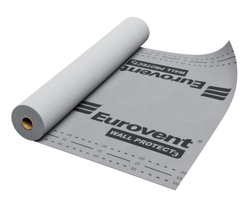 Membrana dachowa Eurovent Wall Protect 3 90g 75m2 1 szt.