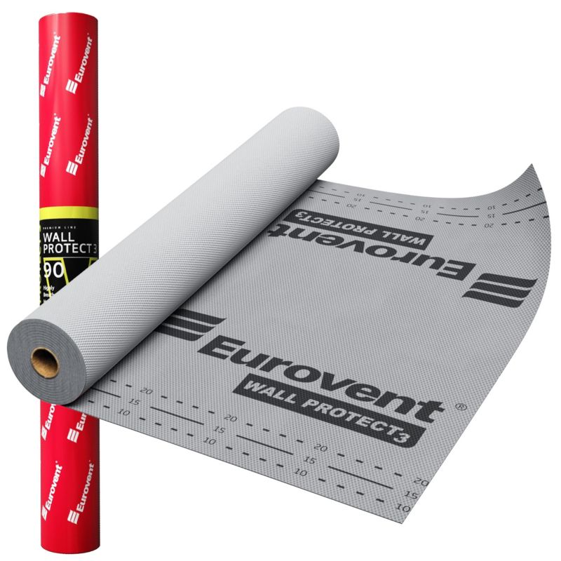 Membrana dachowa Eurovent Wall Protect 3 90g 75m2 1 szt.