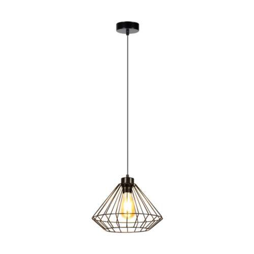 Metalowa Lampa Wisząca SPOT Light 1xE27 Max.60W Czarny Klosz, Polski Producent, 1 szt.