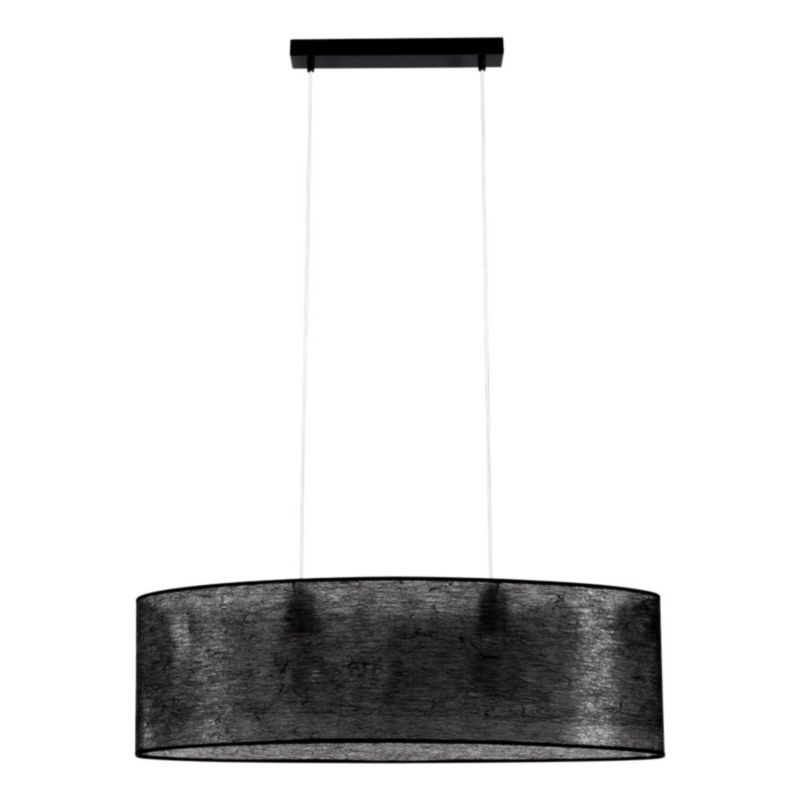 Metalowa Lampa Wisząca SPOT Light Nevoa 2xE27 Max.40W Czarny Abażur, Polski Producent, 1 szt.