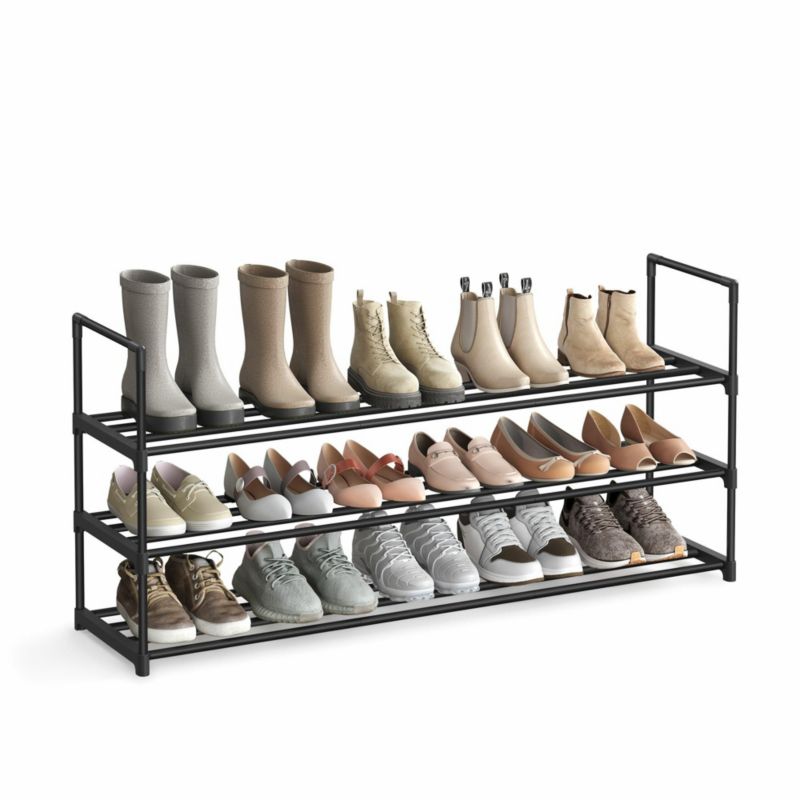 Metalowy regał na buty Songmics z 3 półkami 1 szt.