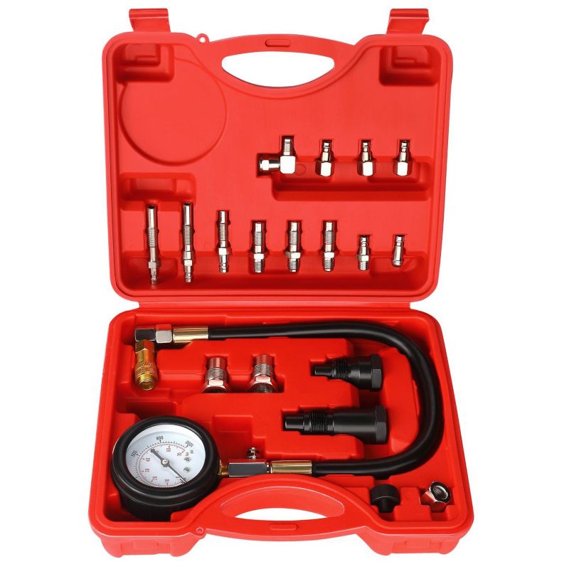 Miernik kompresji tester ciśnienia sprężania silników diesla Kraft Dele KD12538 0-70 bar 1szt