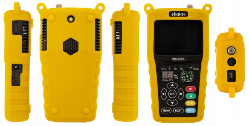 Miernik satelitarny LINBOX ws 6935 dvb s2 z podglądem 1 szt.
