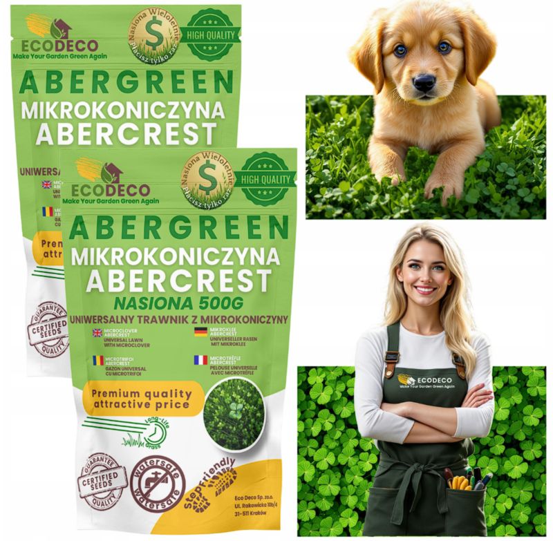 Mikrokoniczyna drobnolistna Eco Deco 800m2 koniczyna dekoracyjna na tereny suche 1 szt.