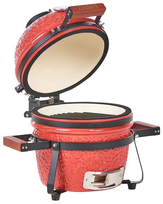 Mini grill węglowy Kamado Ceramika Czerwony 1 szt.