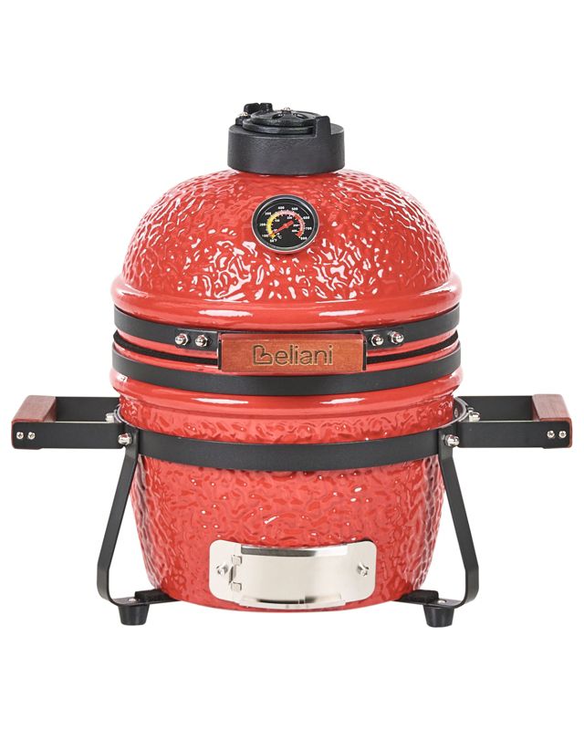 Mini grill węglowy Kamado Ceramika Czerwony 1 szt.