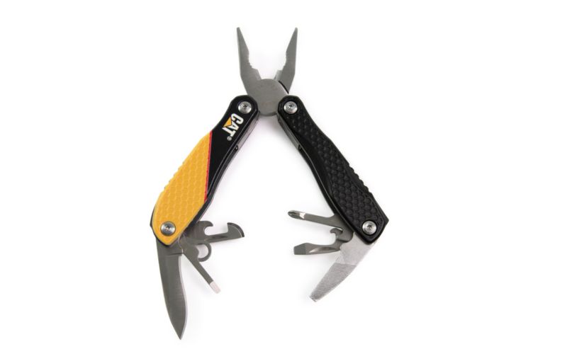 Mini zestaw Caterpillar MultiTool 12w1, Nóż i Brelok 7w1 1szt.