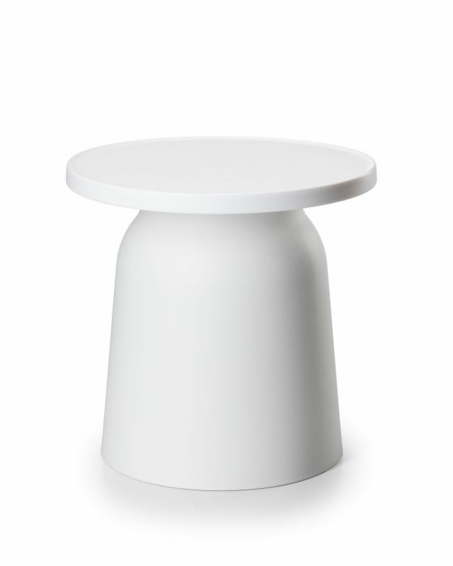Minimalistyczny stolik OTTO1 HowHomely biały 46 cm 1 szt.