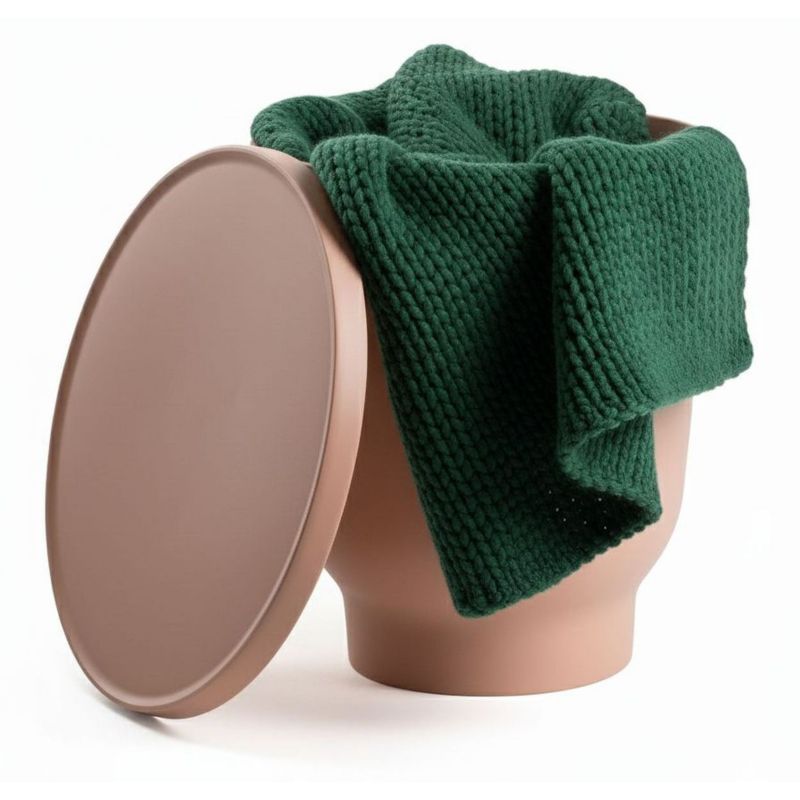 Minimalistyczny stolik OTTO1 HowHomely pudrowy 46 cm 1 szt.