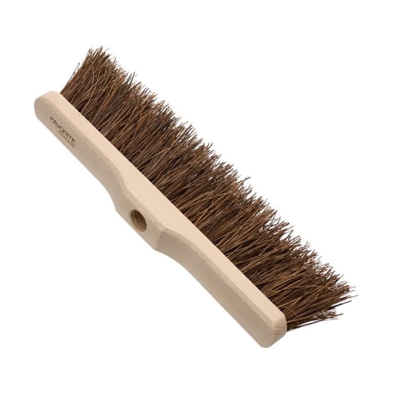 Miotła szczotka ulicówka FAVORITE do zamiatania, włókno naturalne basyna, 30 cm - bez kija - 1 szt.