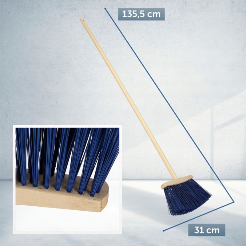 Miotła Ulicówka KADAX Szczotka 25cm Zamiatacz Z Trzonkiem Kij Do Zamiatania 1szt.