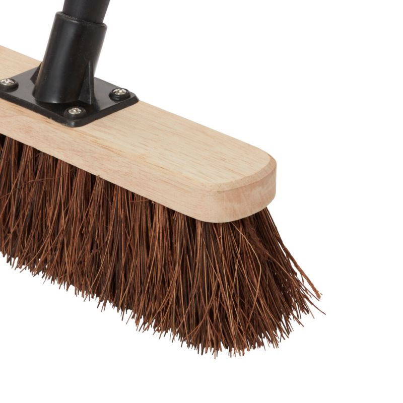Miotła z trzonkiem drewnianym 30 cm