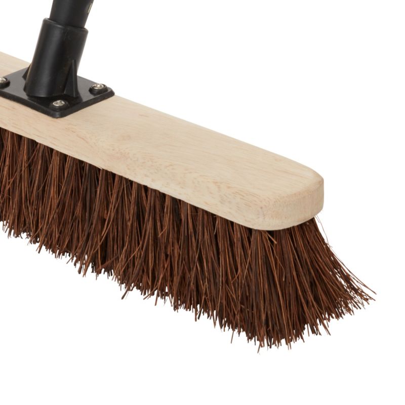 Miotła z trzonkiem drewnianym 45 cm