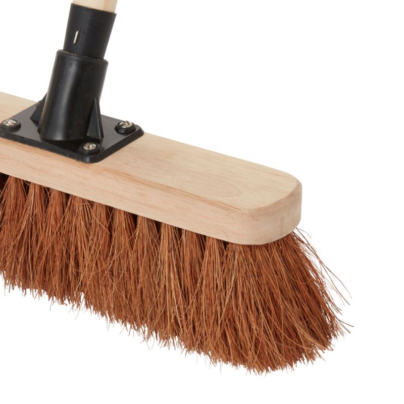 Miotła z włókna kokosowego 30 cm