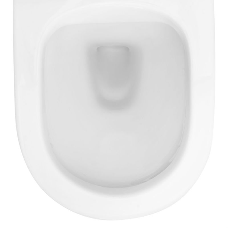 Misa Wc Podwieszana Ceramimczna Rea Carlo Mini Rimless Duroplast/Flat/Zm Biały 49,5X37X32Cm 1 Szt