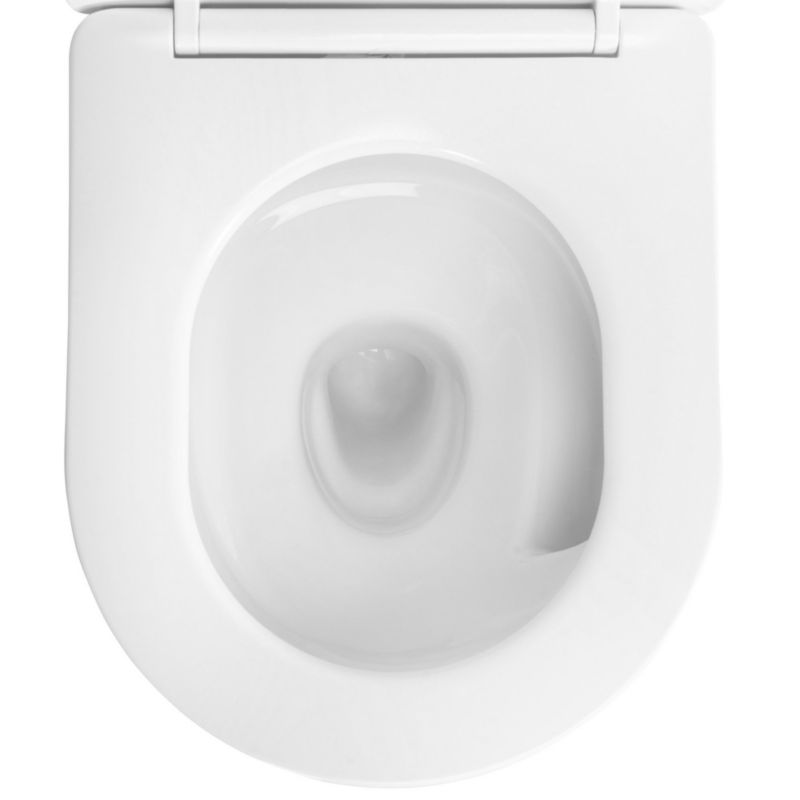 Misa Wc Podwieszana Rea Carlo Mini Tornado Nf Złoto Biała 49X36,5X35Cm 1 Szt