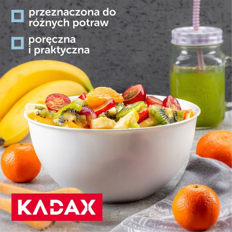 Miska KADAX Kuchenna Plastikowa Do Sałatek 0,5 L Kremowa 1szt.