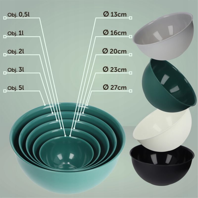 Miska KADAX Kuchenna Plastikowa Do Sałatek 0,5 L Zielona 1szt.