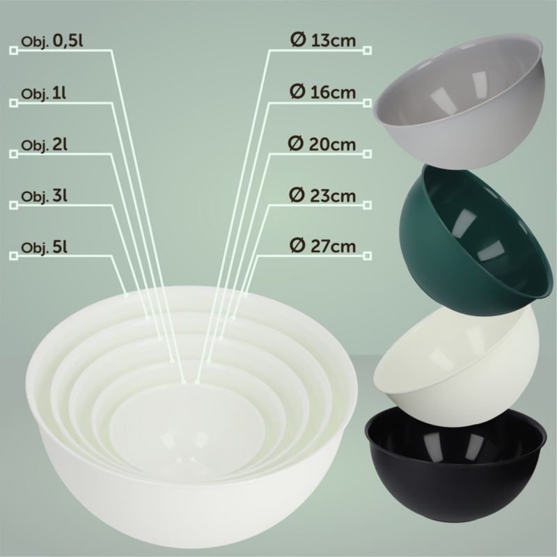 Miska KADAX Kuchenna Plastikowa Do Sałatek 1 L Kremowa 1szt.