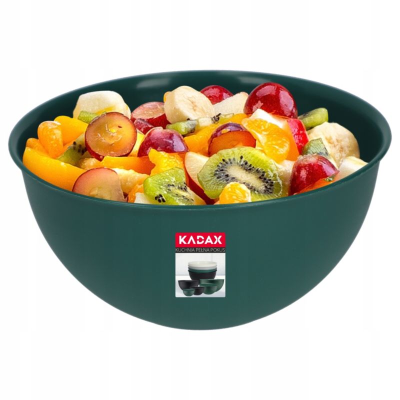 Miska KADAX Kuchenna Plastikowa Do Sałatek 1 L Zielona 1szt.