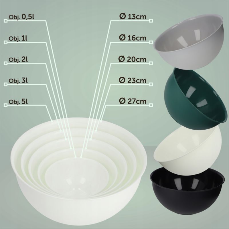 Miska KADAX Kuchenna Plastikowa Do Sałatek 3 L Kremowa 1szt.