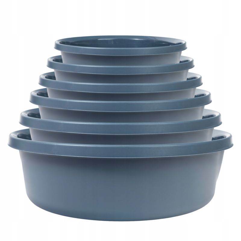 Miska KADAX Plastikowa 6L miednica Ciemnoszara 1 szt.