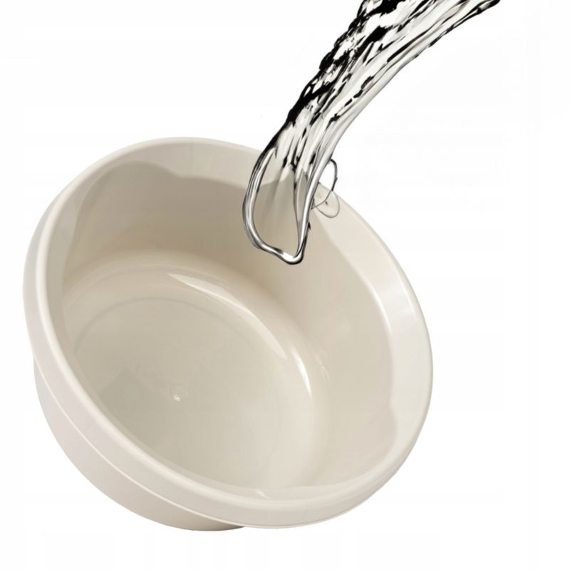 Miska KADAX Plastikowa 6L Okrągła Na Pranie Biała 1 szt.