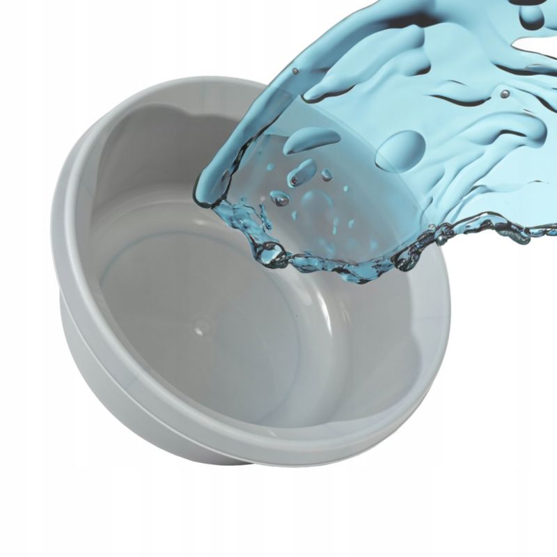 Miska KADAX Plastikowa 9L Okrągła Na Pranie szara 1 szt.