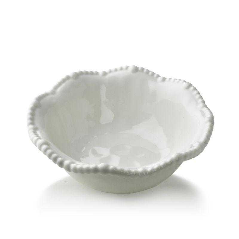 Miska porcelana BASIC 15x15x6 cm krem 1szt.