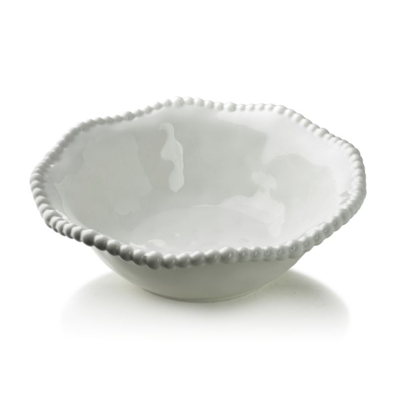 Miska porcelana BASIC 23x23x8 cm biały 1szt.