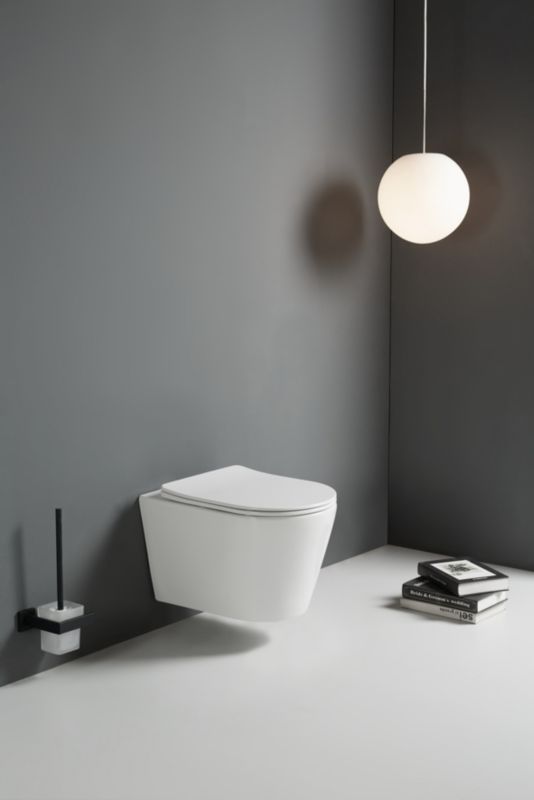 Miska WC Corciano wisząca AeroLux Błyszcząca Biel 48x37x36 cm 1 szt.